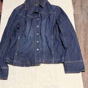 Classic Women's Denim Jacket - Blue